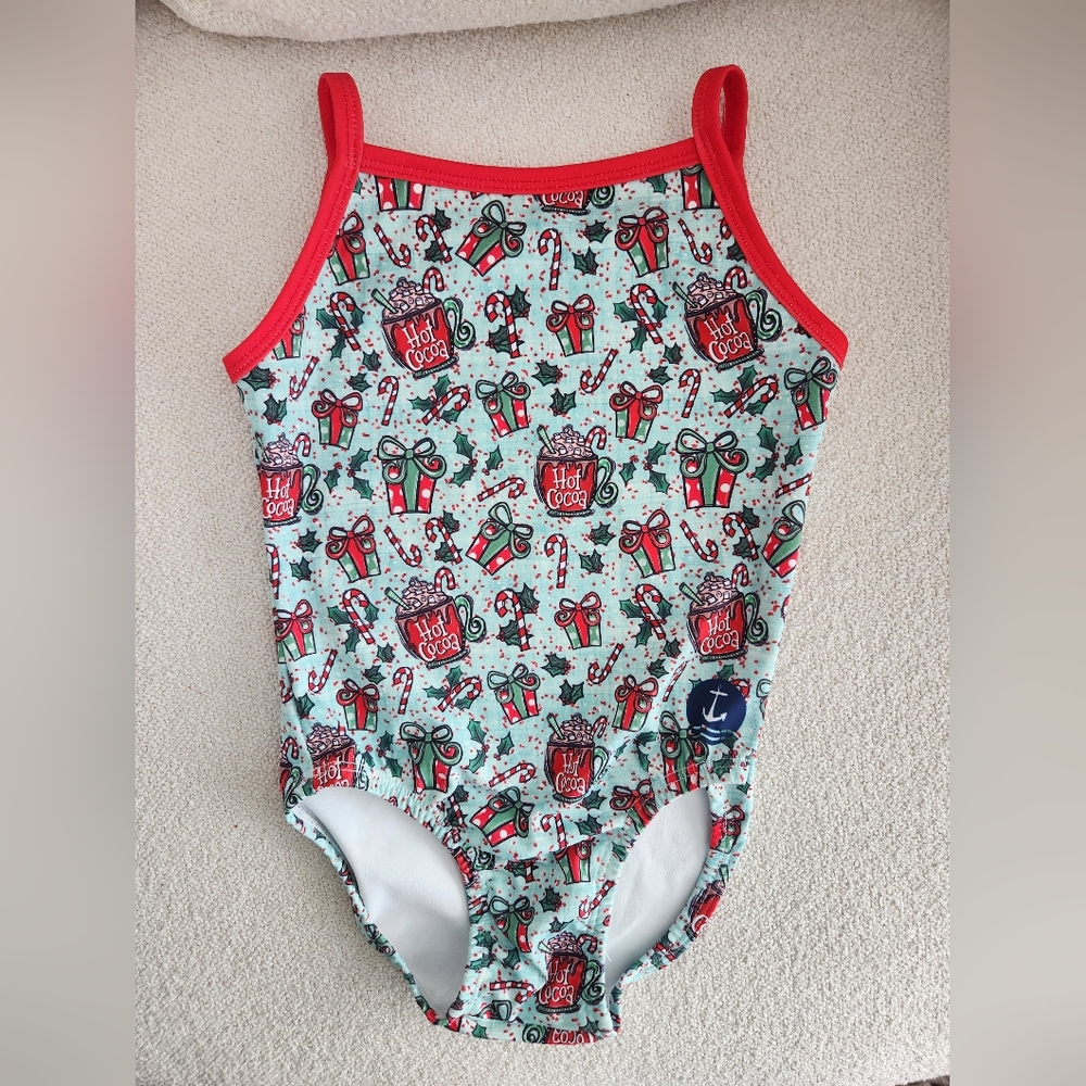 Anchor ActiveWear Gymnastics Leotard - Christmas - Child Size Small